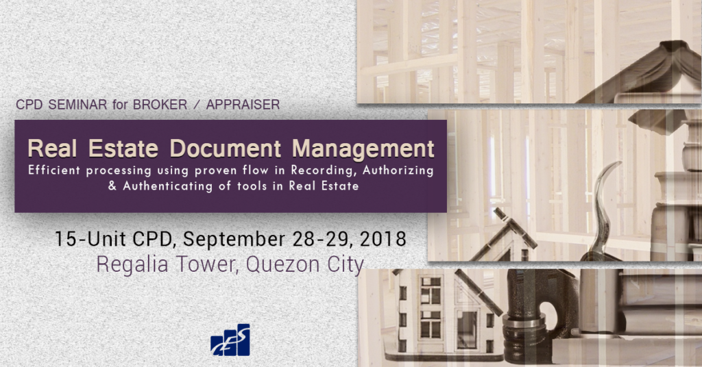 CPD: Real Estate Document Management. Efficient Processing using Proven Flow in Recording, Authorizing and Authenticating of Tools in Real Estate