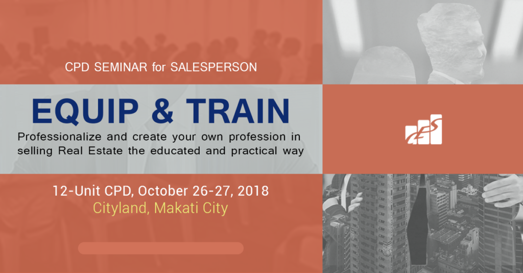 CPD Seminar for Real Estate Salesperson’s PRC Accreditation