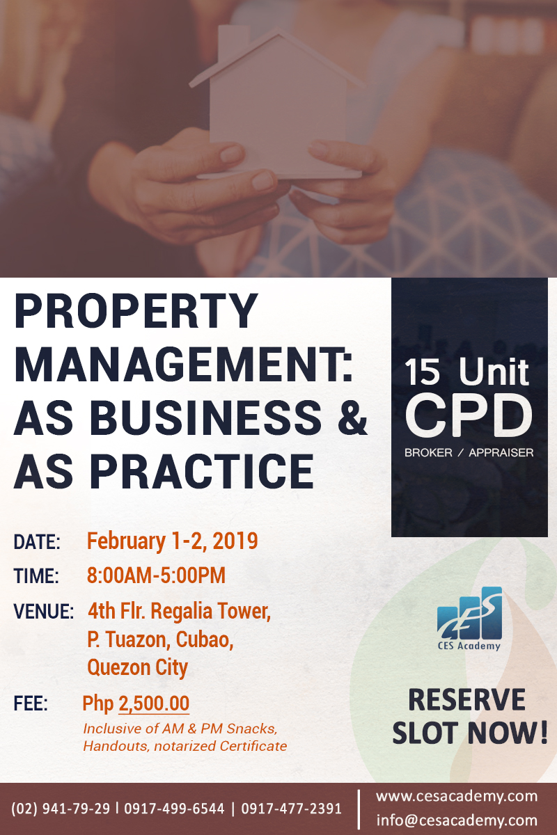Property Management : As Business and As Practice