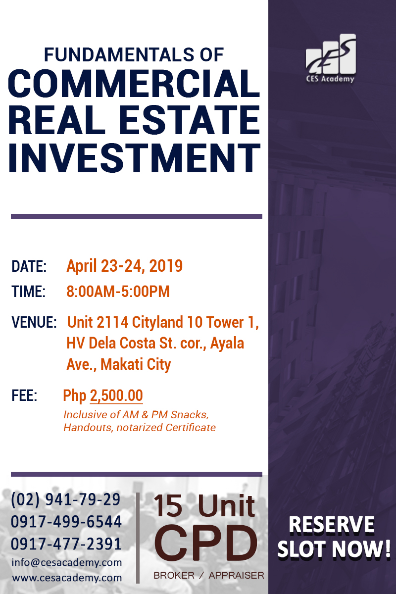 Fundamentals of Commercial Real Estate Investment