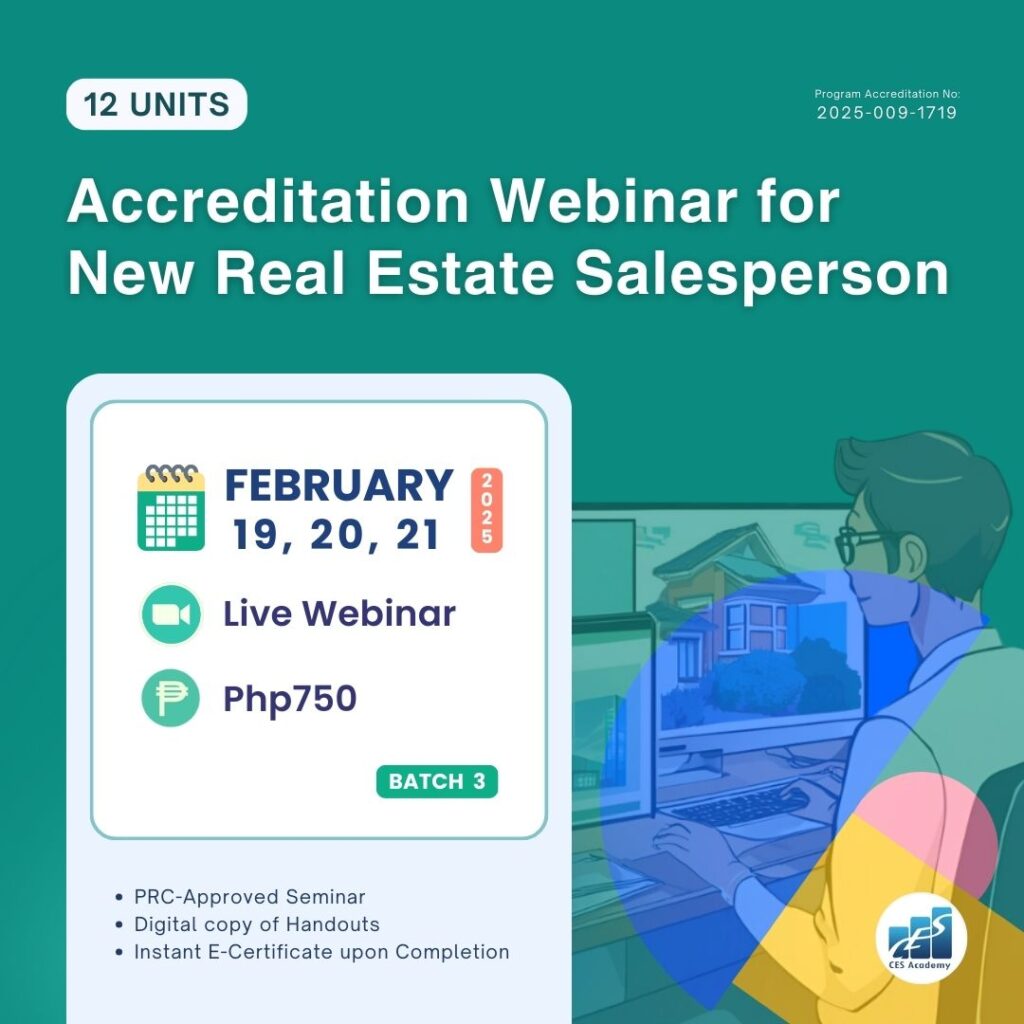 Feb 19, 20, 21, 2025 - New Salesperson Accreditation Webinar