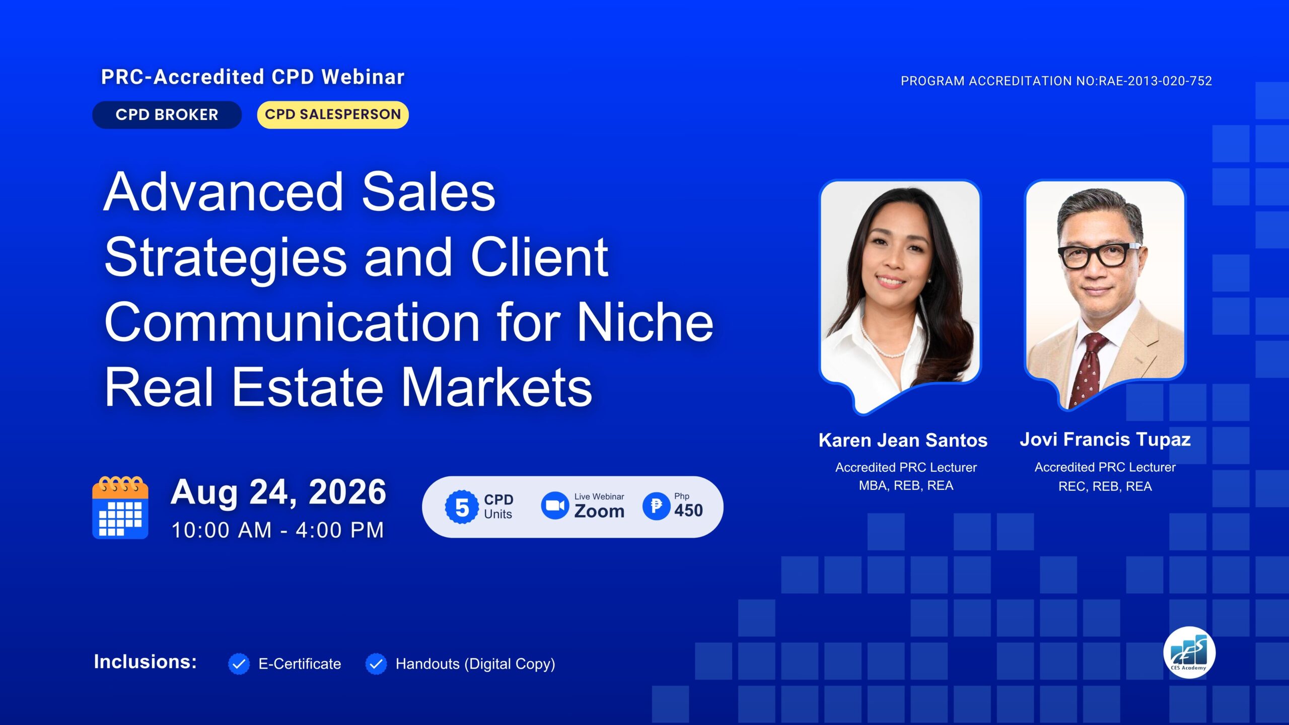 Aug 24, 2026 - CPD Broker & Salesperson